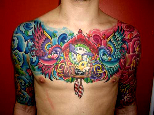 Colorful Tattoo Designs for Men and Women