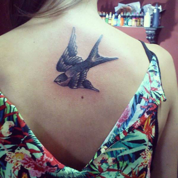 24 Wonderful Swallow Tattoo Designs