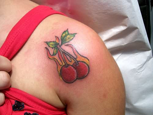 30+ Best Cherry Tattoo Designs Ideas For Girls