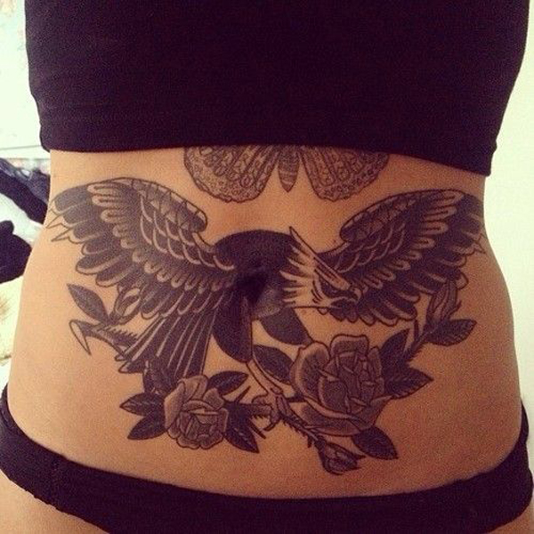 20+ Beautiful Stomach Tattoo Designs and Ideas