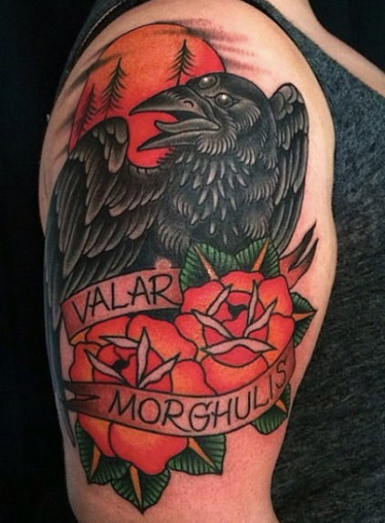 Fanciful Valar Morghulis Tattoo Designs And Ideas