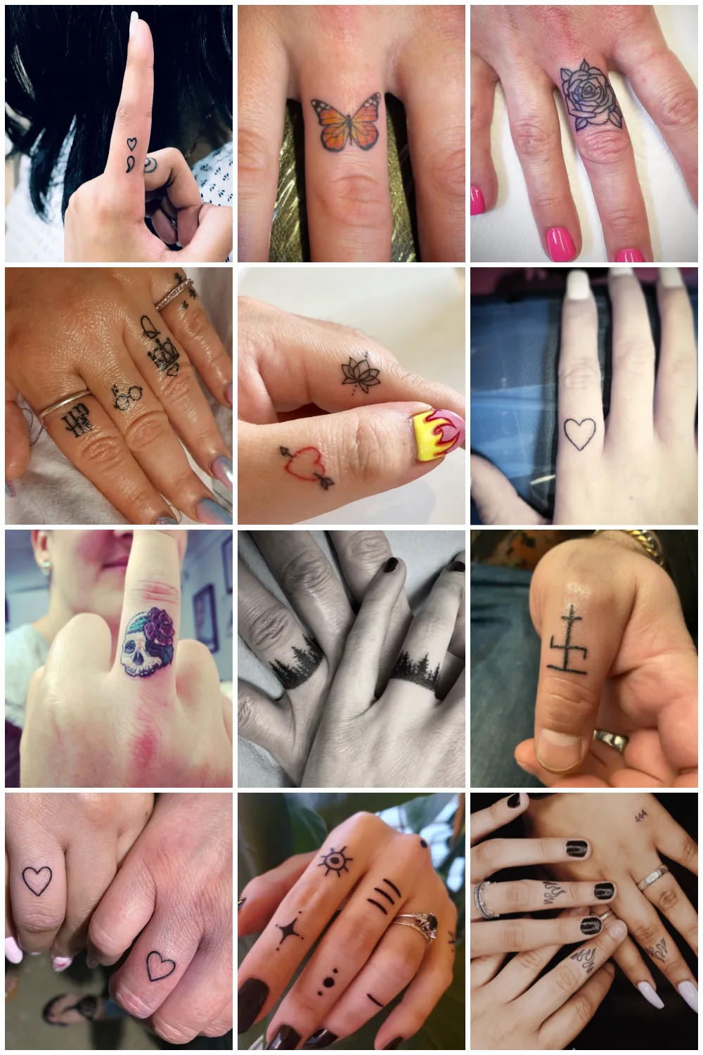 Awesome Finger Tattoos Ideas for Men & Women in 2024