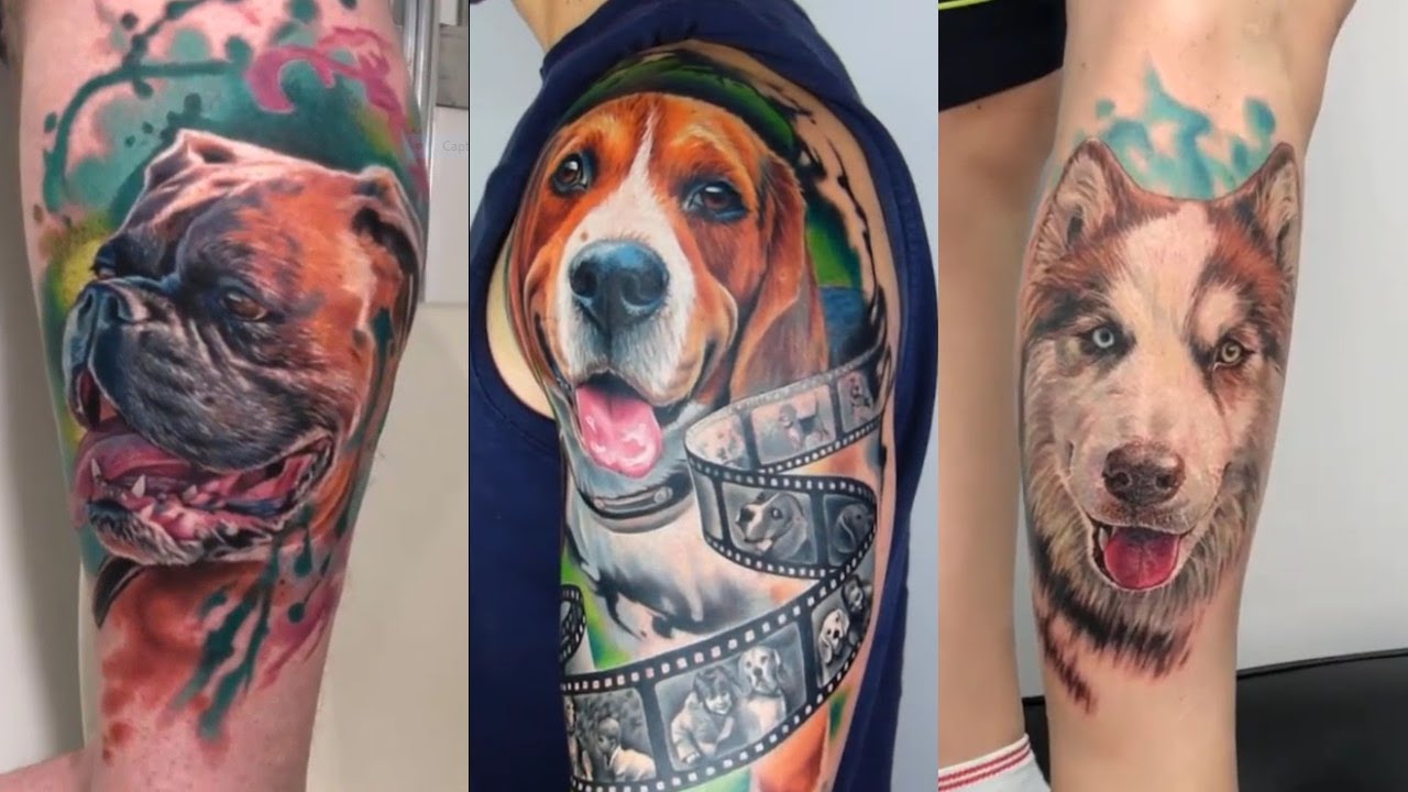 Delightful Dog Tattoo Ideas For You
