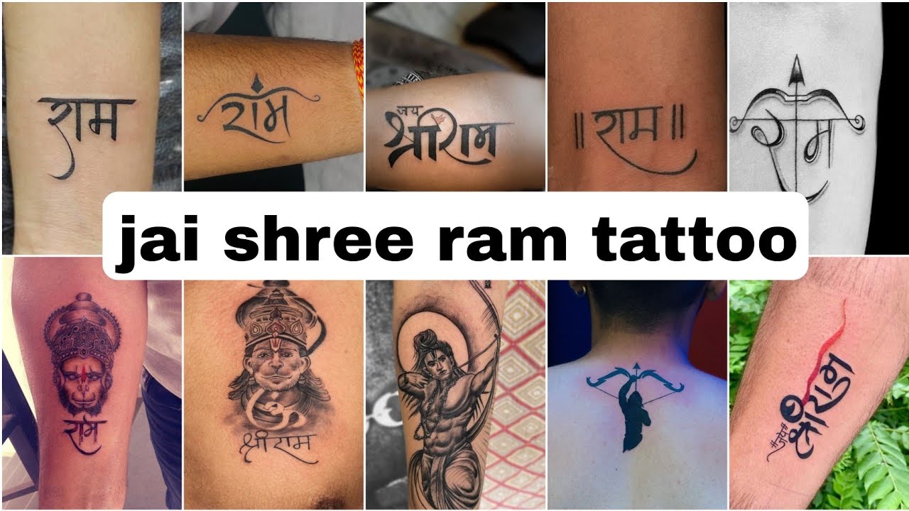 Best Jai Shree Ram Tattoo Designs & Ideas 2024 – जय श्री राम