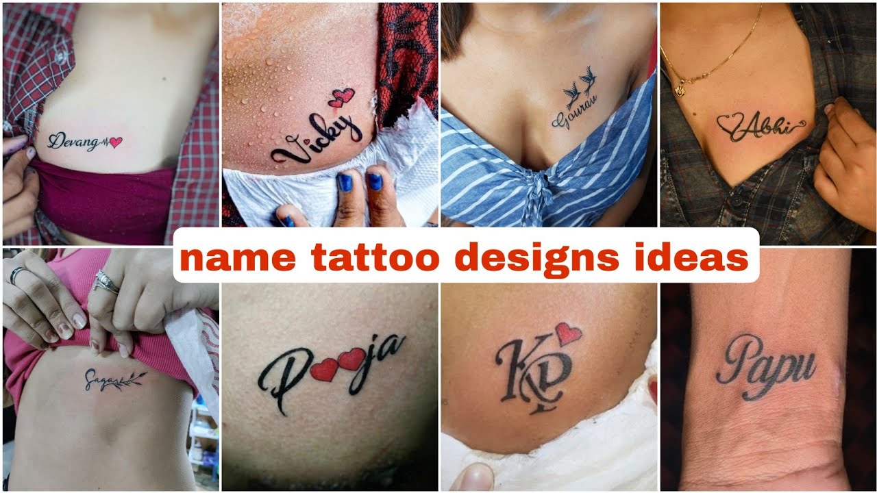 Best Name Tattoo Designs for Men and Women 2023