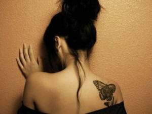 Back Butterfly Tattoo Design
