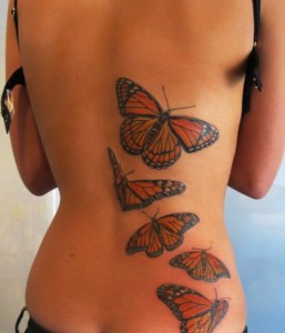Japanese Butterfly Tattoo Design