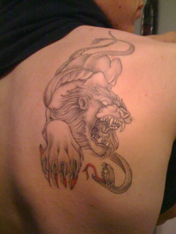 Leo Lion Tattoos for Men