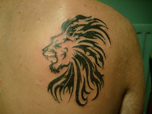 Shoulder Lion Tattoo