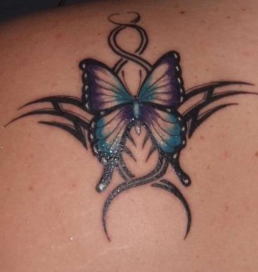 Tribal Butterfly Tattoos