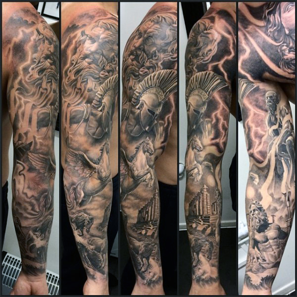 60+ Greek Mythology Tattoos Design For Men - Tattoosera