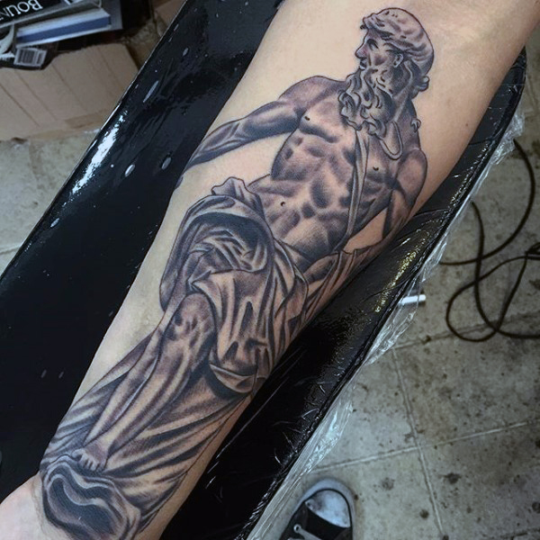 masculine-mens-tattoos-of-greek-gods-on-wrist-and-forearm