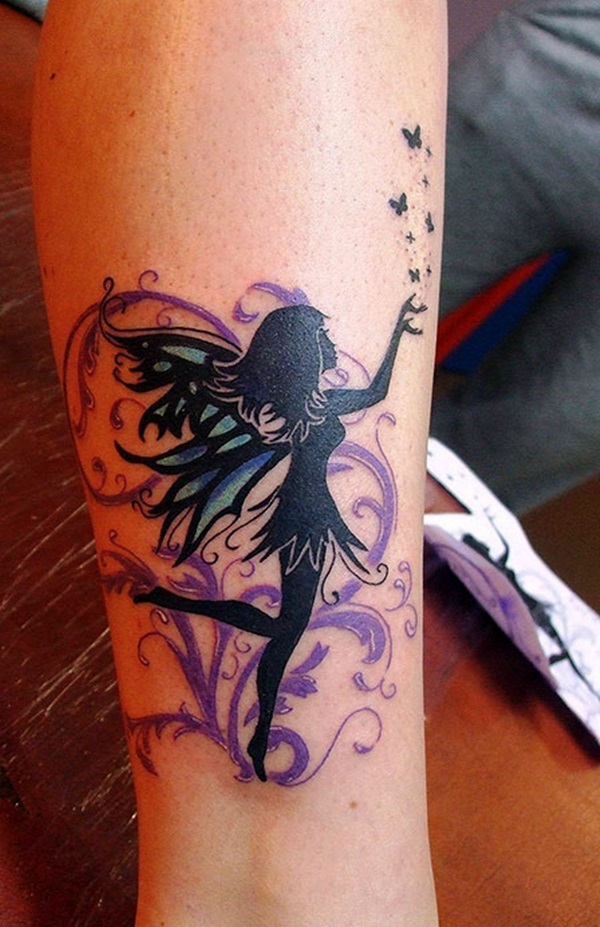 Adorable Fairy Tattoo Designs 21