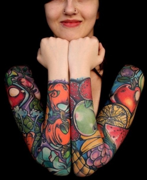 Colorful Tattoo Designs 13