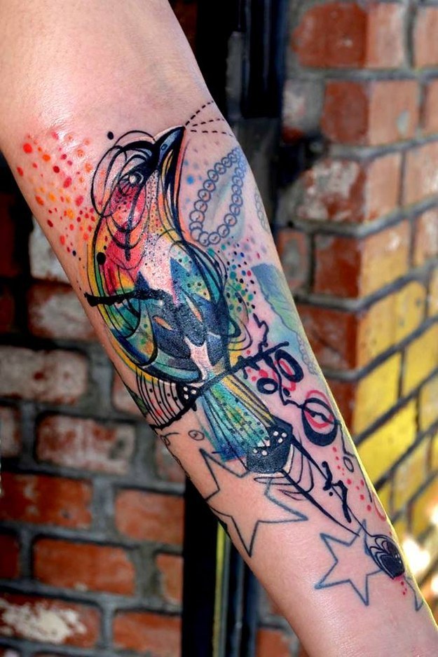 Fabulous Colorful Tattoo Designs