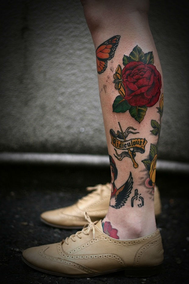 Insanely Hot Leg Sleeve Tattoos 2