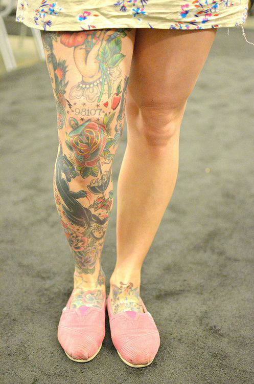 Insanely Hot Leg Sleeve Tattoos 24