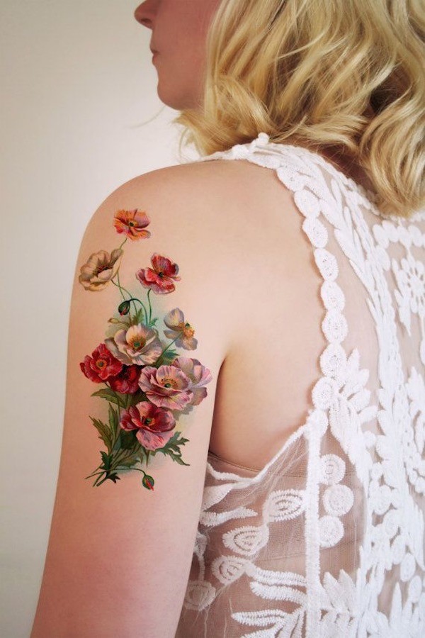 Lovely Flower Tattoo Ideas 13