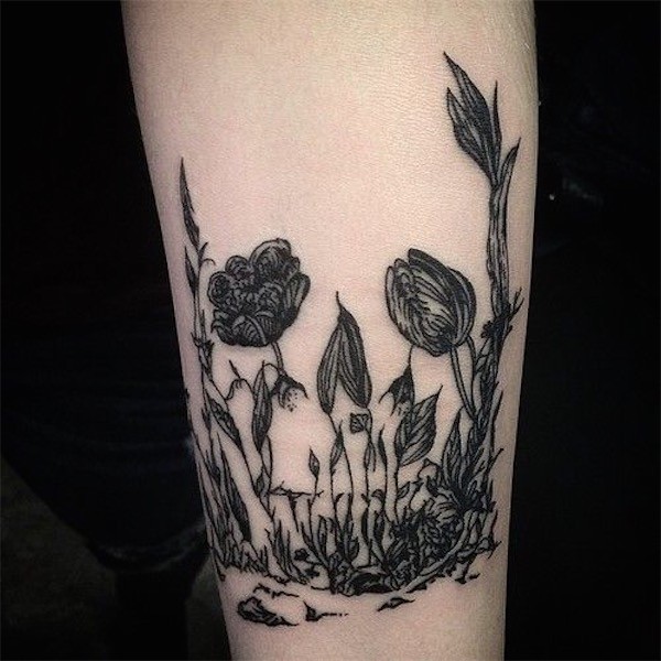 Lovely Flower Tattoo Ideas 37