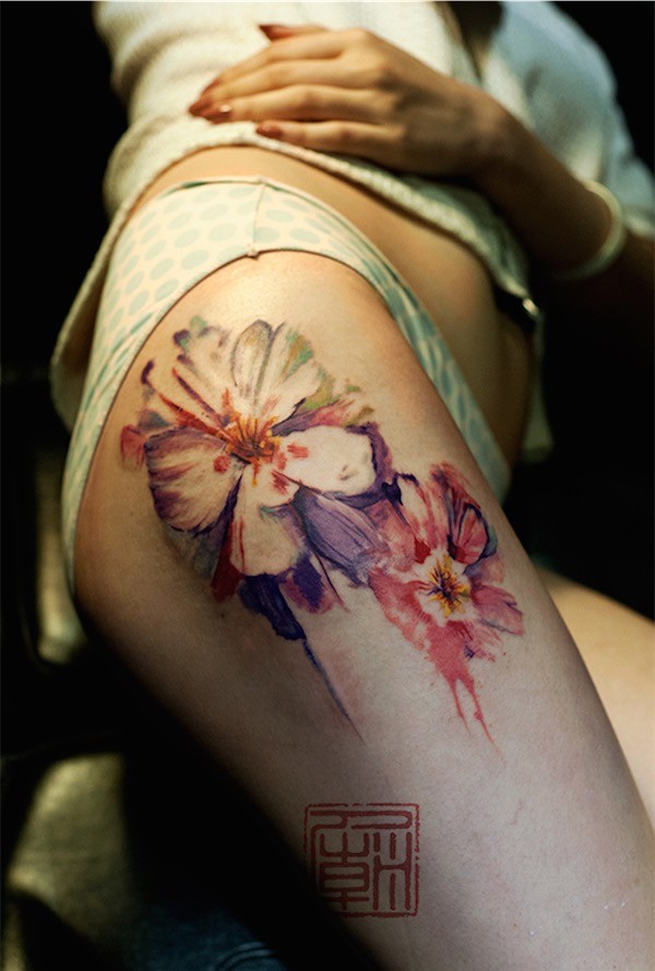 Lovely Flower Tattoo Ideas 40