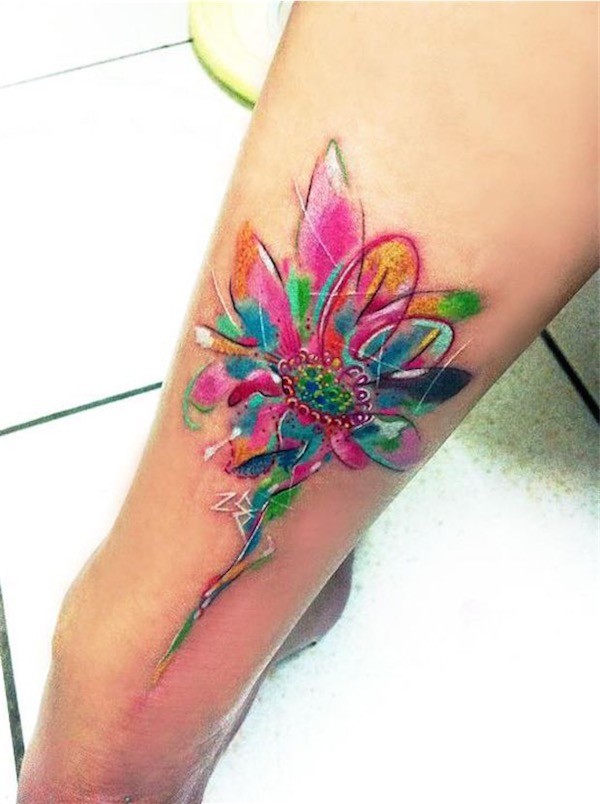 Lovely Flower Tattoo Ideas 58