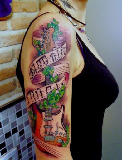 Music Tattoo Designs and Ideas 11