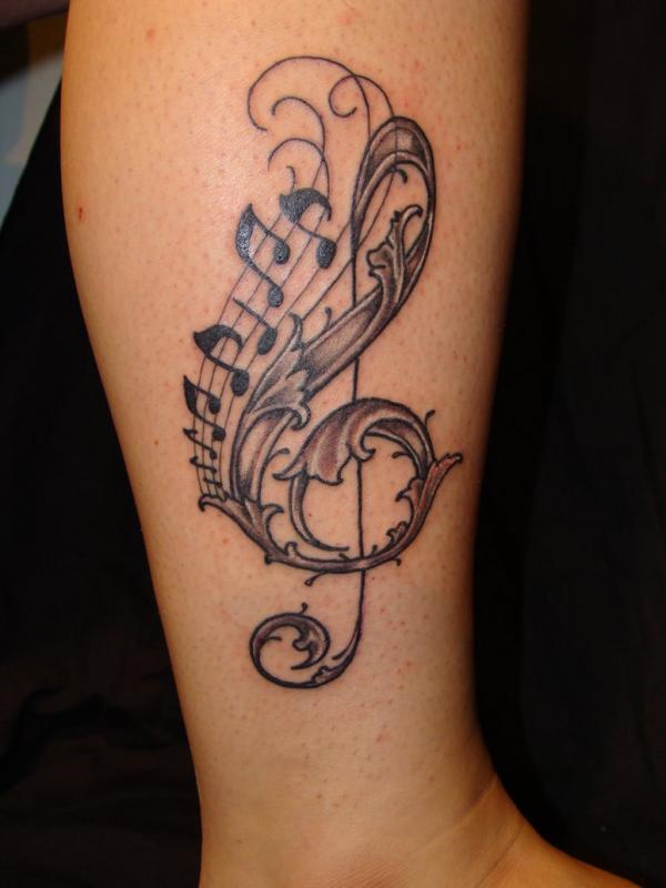 Music Tattoo Designs and Ideas 2