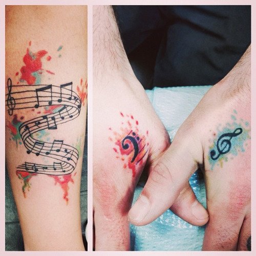 Music Tattoo Designs and Ideas 31