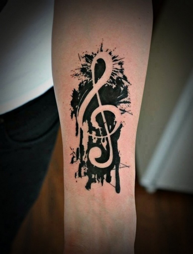 Music Tattoo Designs and Ideas 39