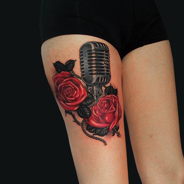 Music Tattoo Designs and Ideas 43
