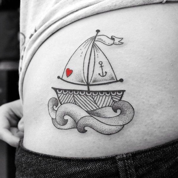 Boat Tattoo Designs 48