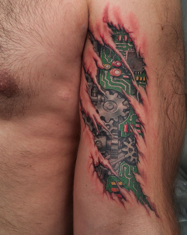Insane Mechanics Tattoo Designs 32