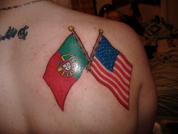 One of the best American Flag tattoo Idea