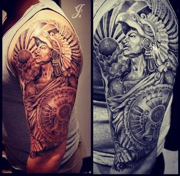 Aztec Tattoo Designs 6