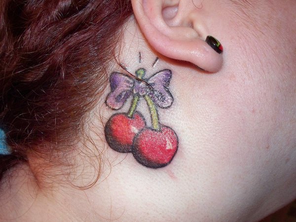 Cherry Tattoo Designs 25