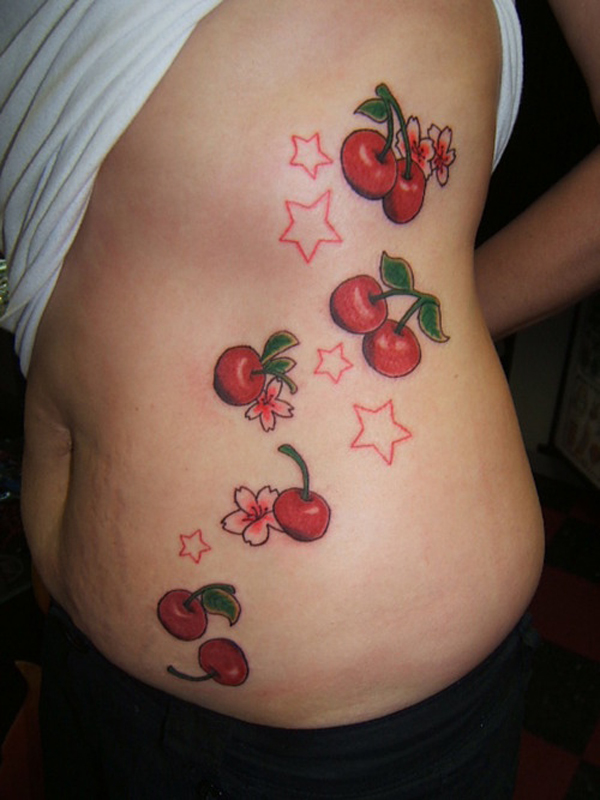 Cherry Tattoo Designs 29