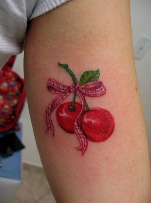 Cherry Tattoo Designs 8
