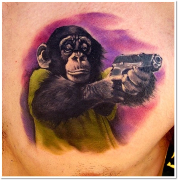 Monkey Tattoo Designs 12