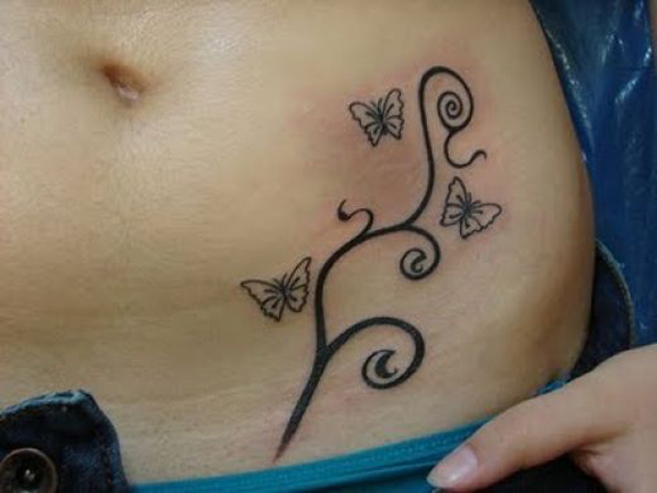 Stomach Tattoo Designs and Ideas 12