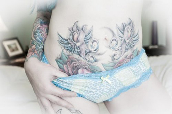 Stomach Tattoo Designs and Ideas 15