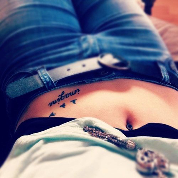 Stomach Tattoo Designs and Ideas 20