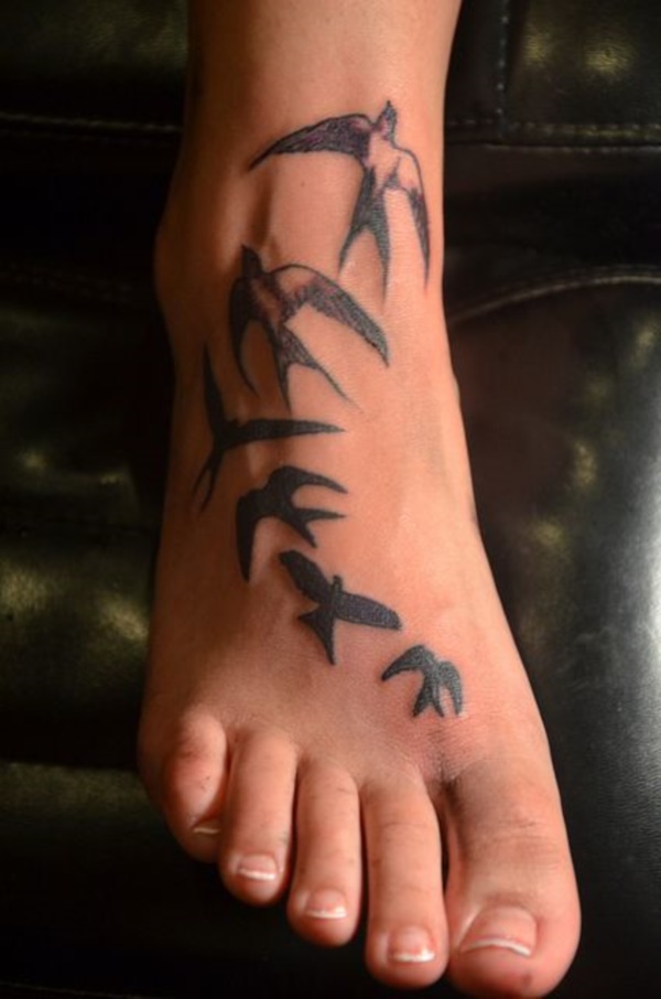 foot tattoo designs for girls 13