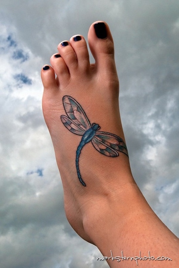 foot tattoo designs for girls 14