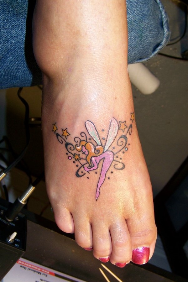foot tattoo designs for girls 18