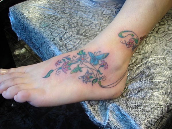 foot tattoo designs for girls 36