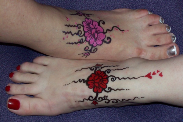foot tattoo designs for girls 40
