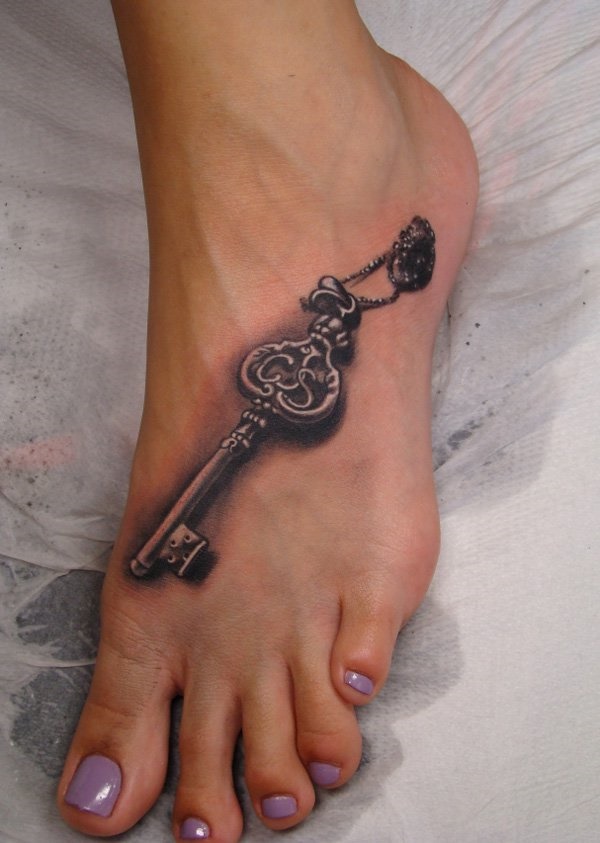 foot tattoo designs for girls 51