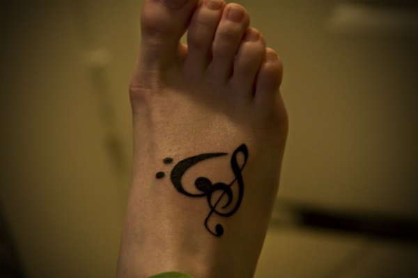 foot tattoo designs for girls 57