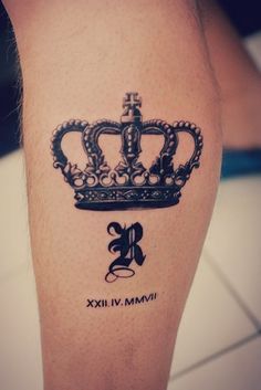 Arm Crown Tattoos for Men
