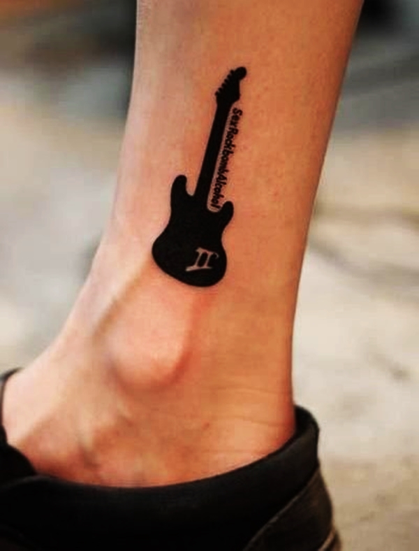Guitar Tattoo Designs and Ideas 10